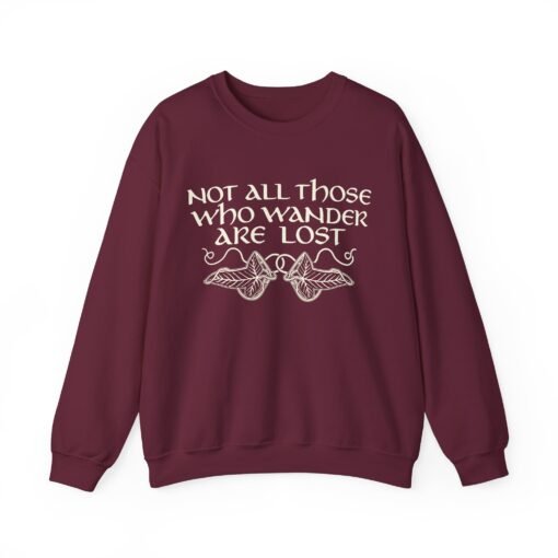 🌿 Not All Those Who Wander Are Lost Unisex Sweatshirt – Wander with Purpose - Image 13