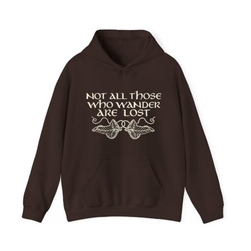 🌿 Not All Those Who Wander Are Lost Unisex Hoodie – For the True Adventurer - Image 13