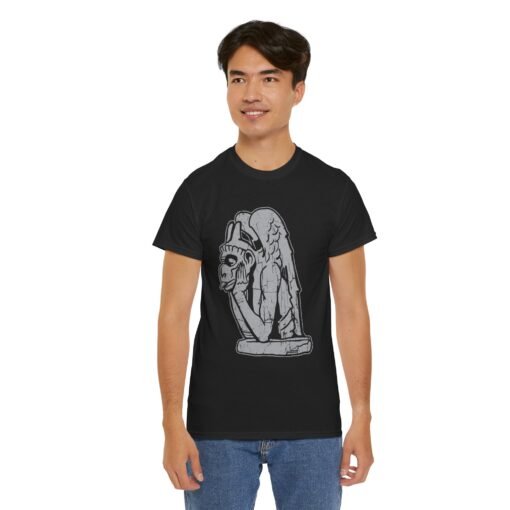 🗿🌙 Gargoyle Gaze Unisex T-Shirt – Stone Cold Guardian Style - Image 9