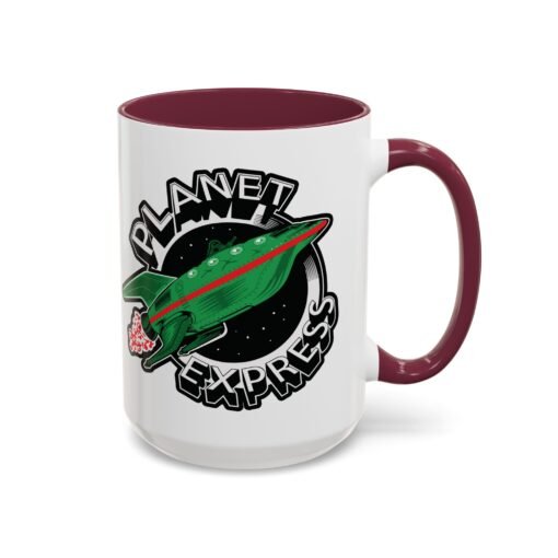 ☕ Planet Express Color Accent Mug – Fuel Your Day, 31st Century Style - Image 34