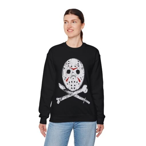 🏴‍☠️🔪 Camp Slasher Unisex Sweatshirt – Classic Horror, Killer Comfort - Image 4