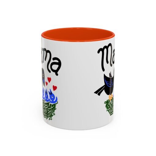 ☕ Mama Bird Color Accent Mug – Love From Above - Image 37