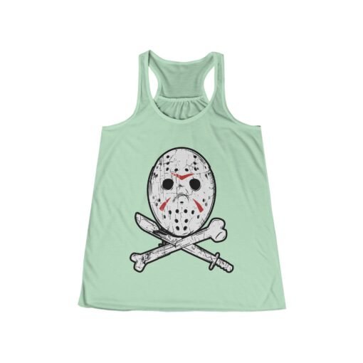 🏕️🔪 Camp Slasher Women’s Flowy Racerback Tank – Killer Style, Light & Easy - Image 5