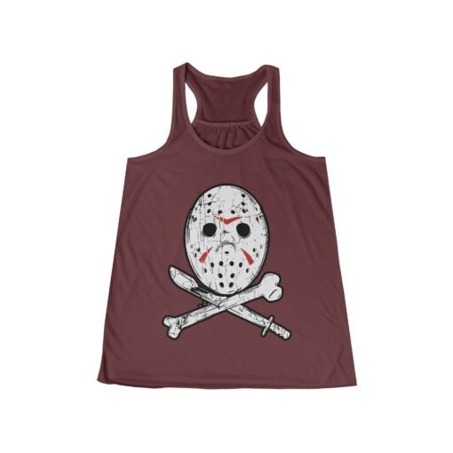 🏕️🔪 Camp Slasher Women’s Flowy Racerback Tank – Killer Style, Light & Easy - Image 8