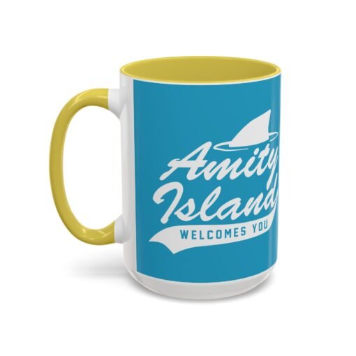 🦈 Amity Island Color Accent Mug – Welcomes You (and the Shark) - Image 48