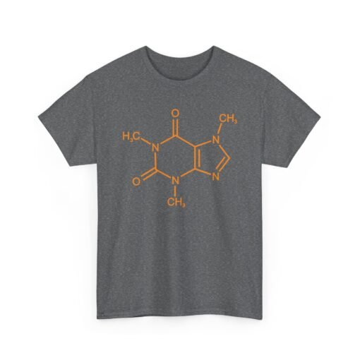 ☕🧪 Caffeine Molecule Unisex T-Shirt – Fuel Your Brain in Style - Image 15