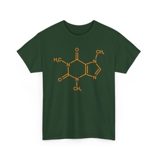☕🧪 Caffeine Molecule Unisex T-Shirt – Fuel Your Brain in Style - Image 14