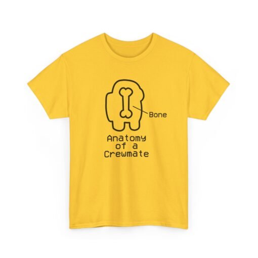 🔍🩻 Anatomy of a Crewmate Unisex T-Shirt – One Bone. Endless Mystery. - Image 14