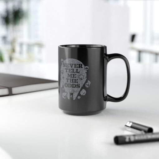 ☕🚀🌌 Never Tell Me The Odds Black Mug – Fuel for Risky Flights & Bold Mornings - Image 14