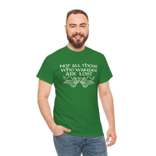 🌿 Not All Those Who Wander Are Lost Unisex T-Shirt – Elven-Inspired Adventure Wear - Image 4
