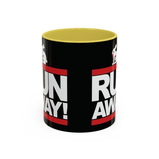 🐇 RUN AWAY Accent Color Mug – Monty Python Mayhem with Every Sip - Image 17