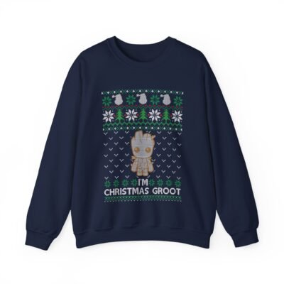 🌱🎄 Merry Grootmas Ugly Christmas Sweatshirt – Deck the Halls with Tiny Tree Joy