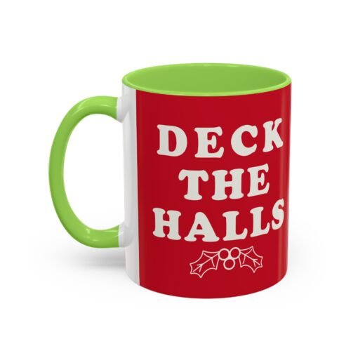☕ Deck the Halls Color Accent Mug – Sip Into the Season - Image 12