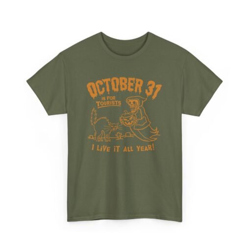 🎃🕸️ October 31st Is For Tourists Unisex T-Shirt – Everyday Is Halloween - Image 14