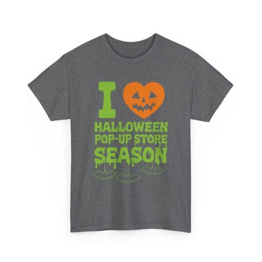 🎃🛍️ I Love Halloween Pop-Up Store Season Unisex T-Shirt – Spooky Shopping FTW - Image 16