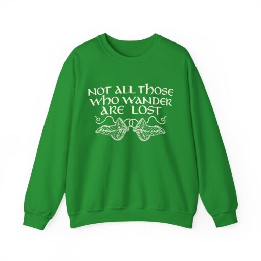 🌿 Not All Those Who Wander Are Lost Unisex Sweatshirt – Wander with Purpose - Image 14