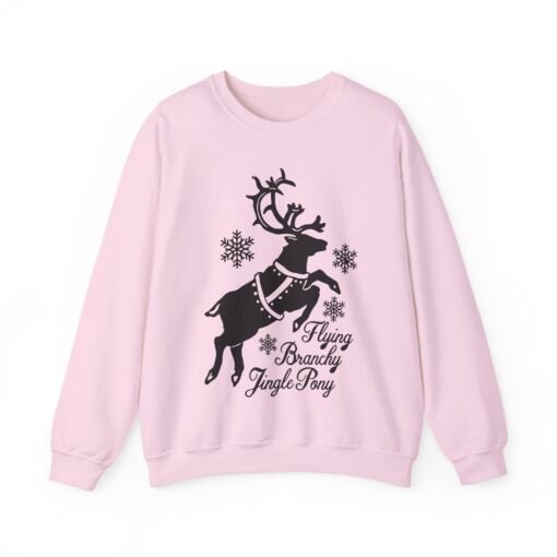 🦌✨ Flying Branchy Jingle Pony Unisex Sweatshirt – Absurdly Festive & Proud of It - Image 14