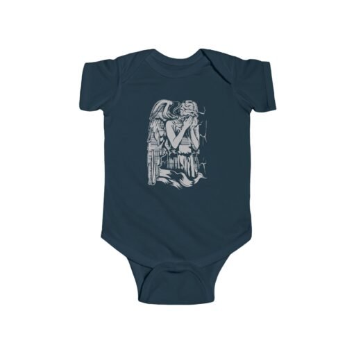 🍼👁️ Weeping Angel Baby Bodysuit – Don’t Blink, They Grow Fast! - Image 5