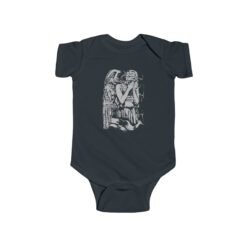 🍼👁️ Weeping Angel Baby Bodysuit – Don’t Blink, They Grow Fast!