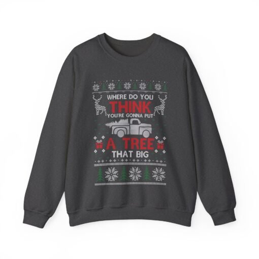 🚛🎄 Big Tree Energy Unisex Sweatshirt – Holiday Haulin’ in Style - Image 10