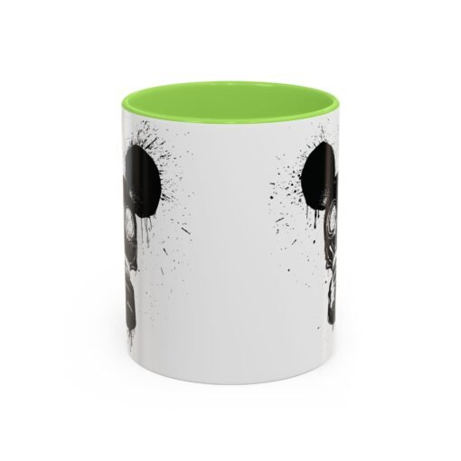 🐭☣️ Gas Mask Mouse Accent Mug – Sip with a Side of Strange - Image 33