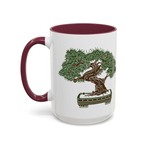 🌳 Bonsai Tree Accent Mug – Sip in Stillness - Image 76