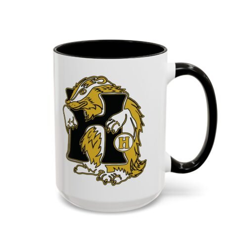 🦡 House of Badger Accent Color Mug – Sip with Heart - Image 6