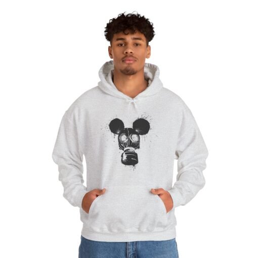 🐭☣️ Gas Mask Mouse Unisex Hoodie – Strange Style, Maximum Comfort - Image 7