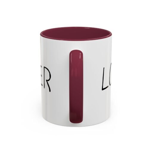 ☕ Loser / Lover Color Accent Mug – One Sip, Two Stories - Image 11