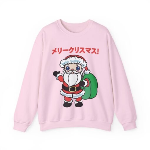 🎄 Kawaii Santa Unisex Sweatshirt – メリークリスマス, Cutified - Image 15