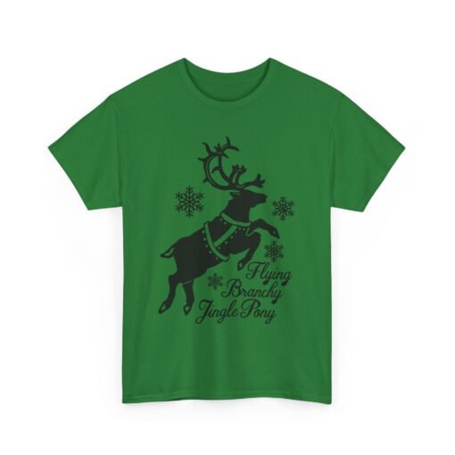 🦌✨ Flying Branchy Jingle Pony Unisex T-Shirt – Reindeer Ridiculousness at Its Finest - Image 14