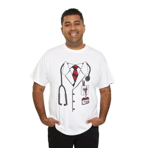🩺👕 Doctor Costume Unisex T-Shirt – Paging Dr. Awesome - Image 7