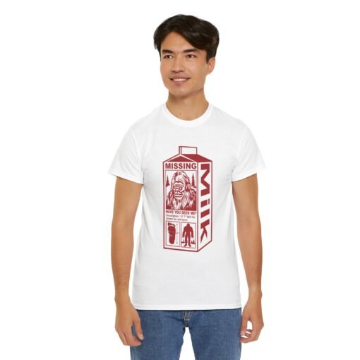 🦶🥛 Missing Bigfoot Unisex T-Shirt – Legendary Laughs in Every Sip - Image 5