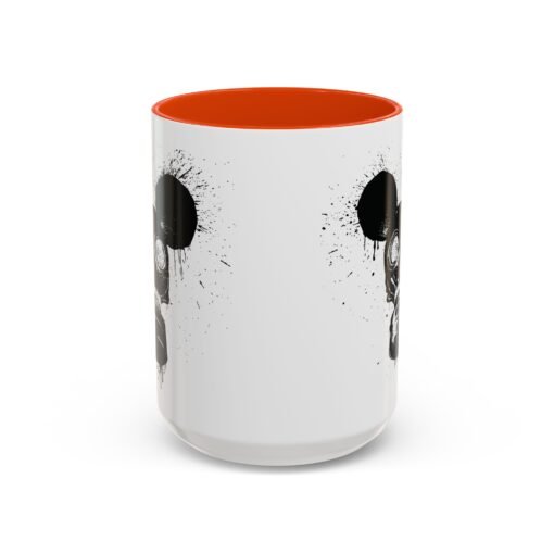 🐭☣️ Gas Mask Mouse Accent Mug – Sip with a Side of Strange - Image 77