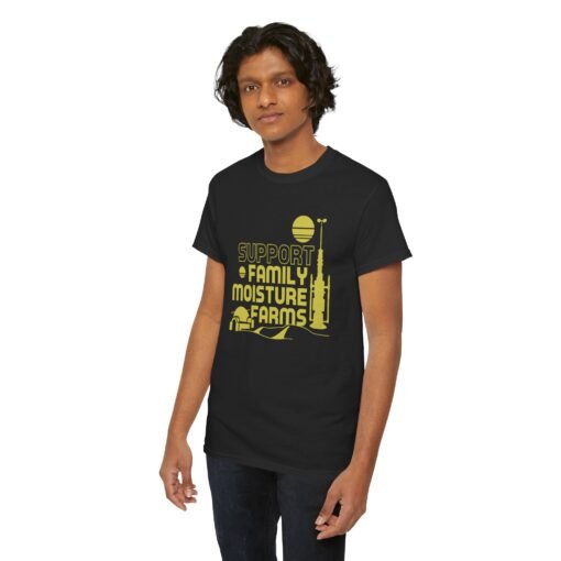 🌞🌵 I Support Family Moisture Farms Unisex T-Shirt – Desert Roots, Galactic Pride - Image 5