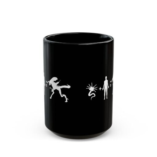 👽 Alien Equation Black Mug – Fuel Up with Xenomorph Logic - Image 7