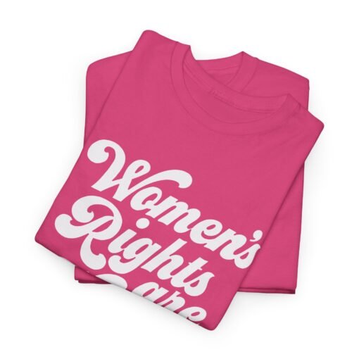 ✊💜 Women’s Rights Are Human Rights Unisex T-Shirt – Wear the Truth - Image 4