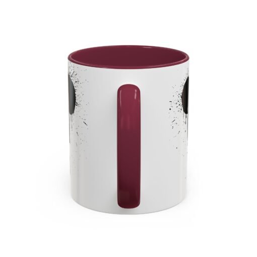 🐭☣️ Gas Mask Mouse Accent Mug – Sip with a Side of Strange - Image 4