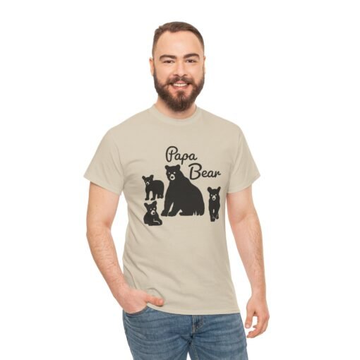 🐻👕 Papa Bear Unisex T-Shirt – Leading the Pack in Style - Image 3