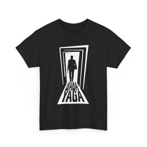 🖤🔫 Baba Yaga Unisex T-Shirt – The Shadow That Brings Fear