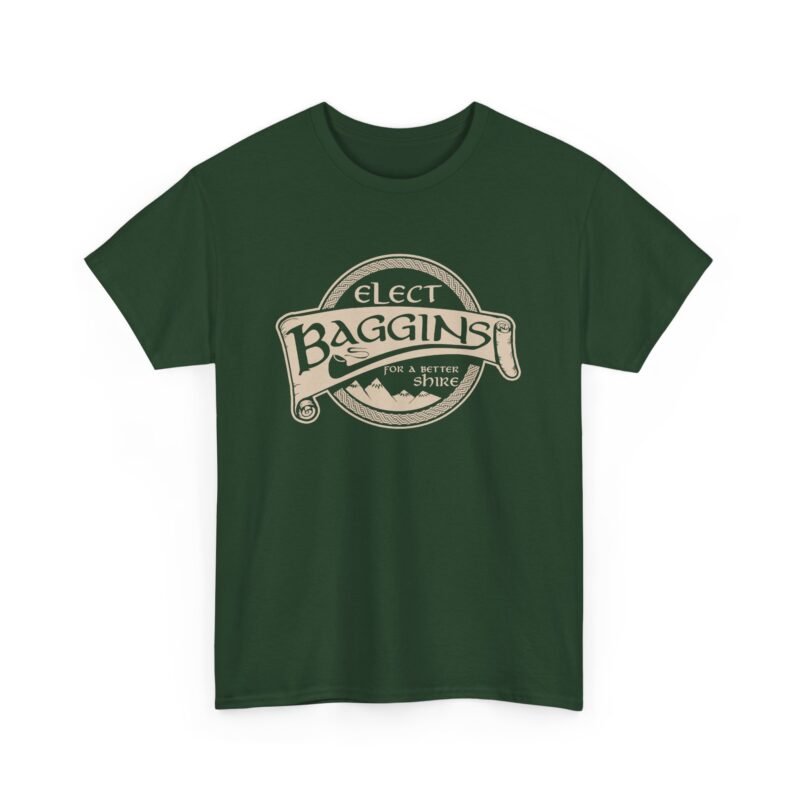 🌿 Elect Baggins for The Shire Unisex T-Shirt – Vote for Second Breakfast