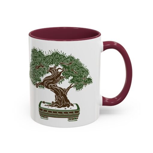 🌳 Bonsai Tree Accent Mug – Sip in Stillness - Image 30