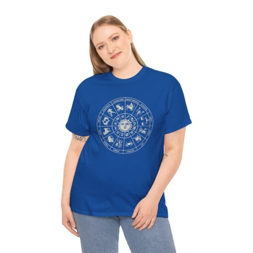 🌌🌀 Zodiac Wheel Unisex T-Shirt – All the Signs, One Stellar Style - Image 3