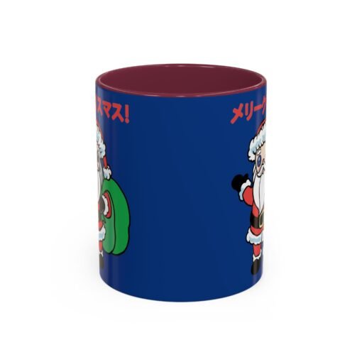 ☕ Kawaii Santa Color Accent Mug – メリークリスマス with Every Sip - Image 17