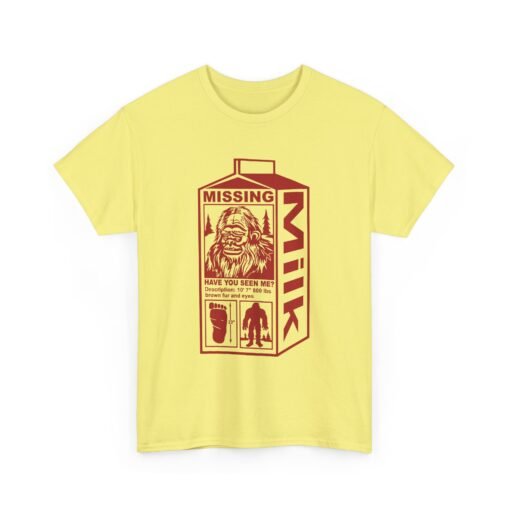 🦶🥛 Missing Bigfoot Unisex T-Shirt – Legendary Laughs in Every Sip - Image 13