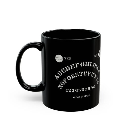 ☕🔮 Ouija Board Black Mug – Sip with a Spirit of Mystery - Image 2
