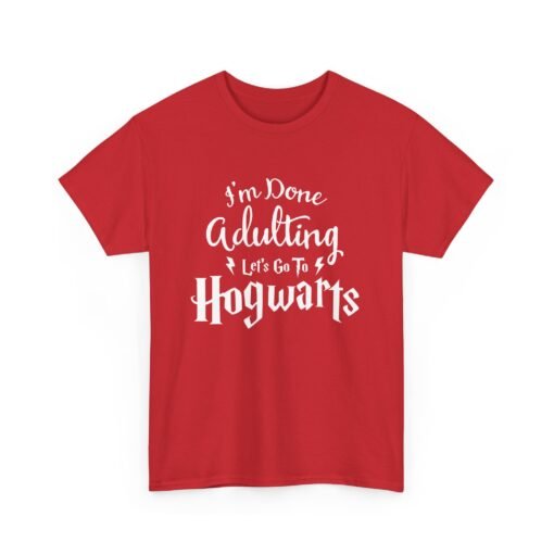🧙‍♂️📚 I’m Done Adulting Unisex T-Shirt – Let’s Go Somewhere Magical - Image 20