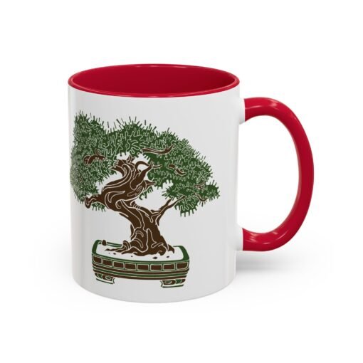 🌳 Bonsai Tree Accent Mug – Sip in Stillness - Image 42