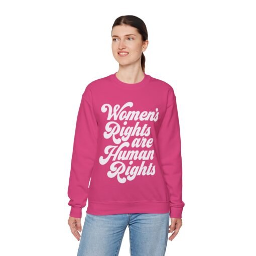 ✊💜 Women’s Rights Are Human Rights Unisex Sweatshirt – Speak Up. Stay Warm. - Image 5
