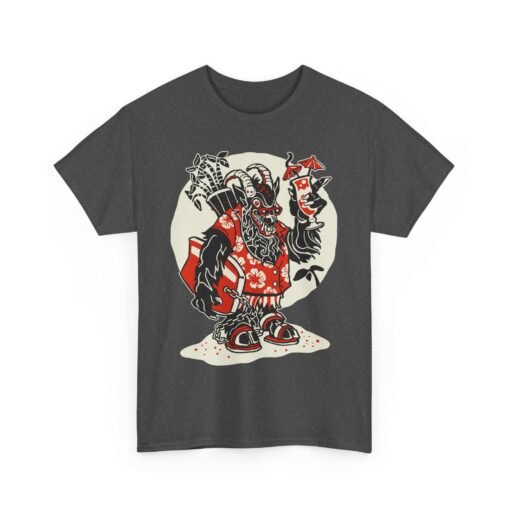 🏖️ Krampus Island Unisex T-Shirt – Naughty List, Meet Paradise - Image 15